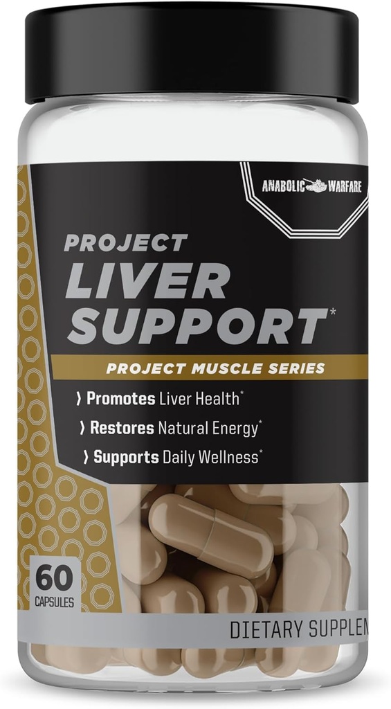 Projekt leverstøtte, hjælpemidler leversundhed, antioxidant støtte * (60 kapsler)