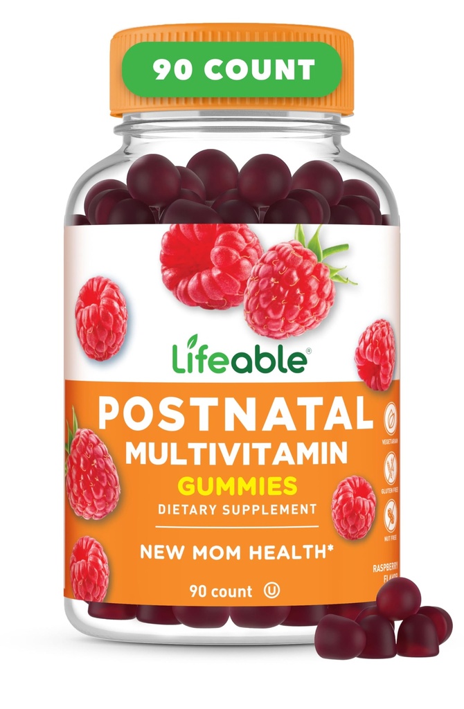 Levende postnatal Multivitamin med jern, cholin og jod