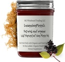 Dr. Sebi Inspireret Alkalisk Økologisk Frisk Hyldebær Ginger Sea Gel - Naturlige essentielle Vitamin, Mineraler Plus Antioxidanter Wild Høstet fra Saint Lucia (8 oz.)