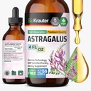 BIO KRAUTER Astragalus Tincture - Astragalus Root Extract for immunsupport - Alkohol og sukkerfri - Høj Absorption - Vegan Drops 4 Fl.Oz.