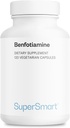 Supersmart - Benfotiamine 320mg per Day (High Potency) - Bioavailable Thiamine - Vitamin B1 Benfotiamine Supplement | Non-GMO & Gluten Free - 120 Vegetarian Capsules