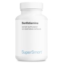 Supersmart - Bensfotiamin 320mg per dag (høj potens) - Biotilgængelig thiamin - vitamin B1 Bensfotiamin Supplementet 124; Non- GMO & Gluten Free - 120 vegetariske kapsler