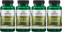 Swanson Olive Leaf Extract kapsler med 20% Oleuropein - (60 kapsler, 750mg Hver) 4 pakning