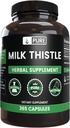 Pure Original Ingredienser Mælk Thistle (365 kapsler) Ingen Magnesium eller ris Fyldere, Altid Pure, Lab Verified