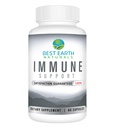Best Earth Naturals Immunsupport Supplement - Multi Vitamin til voksne med vitamin C 30mg, vitamin E 30 Iu, gurkemeje, champignon, hvidløg supplement & mere - 60 kapsler