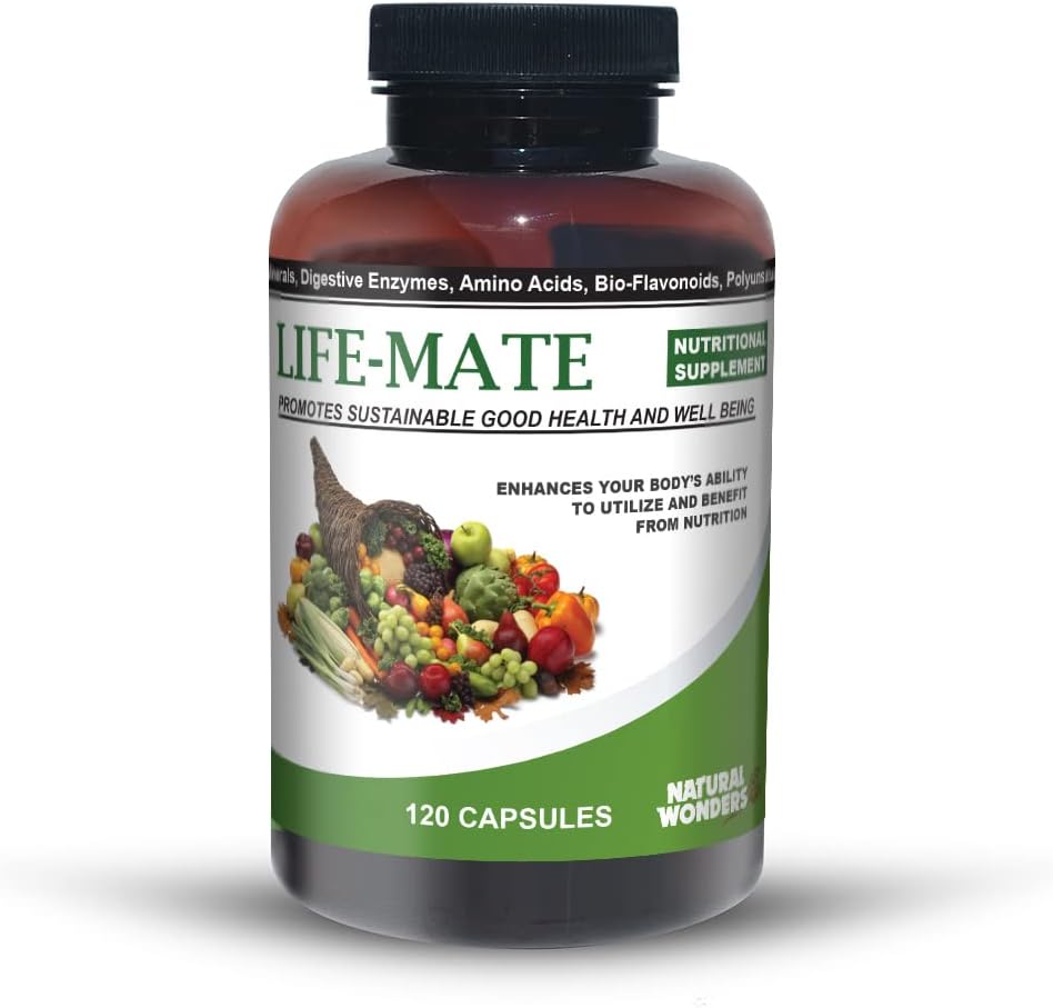 Natural Wonders Life Mate - Multivitamin Supplement- 124; Prenatal Multi- Vitaminer til kvinder med ernæring og immunforsvar