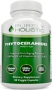 Phytoceramider Hudterapi Supplement 60 Kapsler 100% Ris Baseret 100% Naturlig Vegetarisk / Vegansk Kapsler 100% DV af vitamin A, C, D & E med ingen Fylder eller kunstige ingredienser