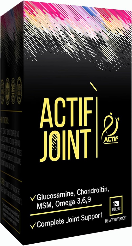 Aktivitet Fælles tillæg 4-in-1 Fast Relief Maksimal styrke, Fuld Fælles Support Formel, Ikke GMO, 120ct, Made in USA