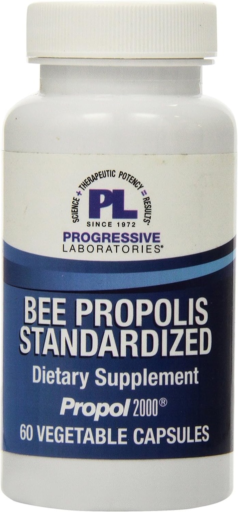 Progressive Labs Bee Propolis Standardized Supplement, 60 Count