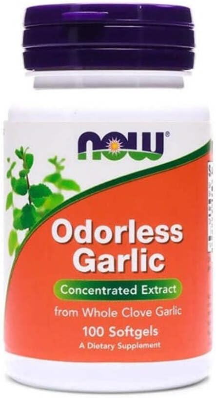 Now Foods Odorless Hvidløg Original Sg, 100 Greve