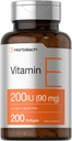 Horbäach Vitamin E Softgel Kapsler 200 IE
