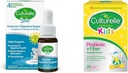 Culturelle Baby Immunitet & fordøjelsesstøtte Probiotika + D-vitamin dråber, 30 dages levering kids Probiotika + Fiber Pakninger, 24 Greve