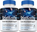 (2 Pack) SciatiSoothe supplement piller, Sciati Soothe alle naturlige hjerne og kognitive supplement kapsler, 2 måneders forsyning