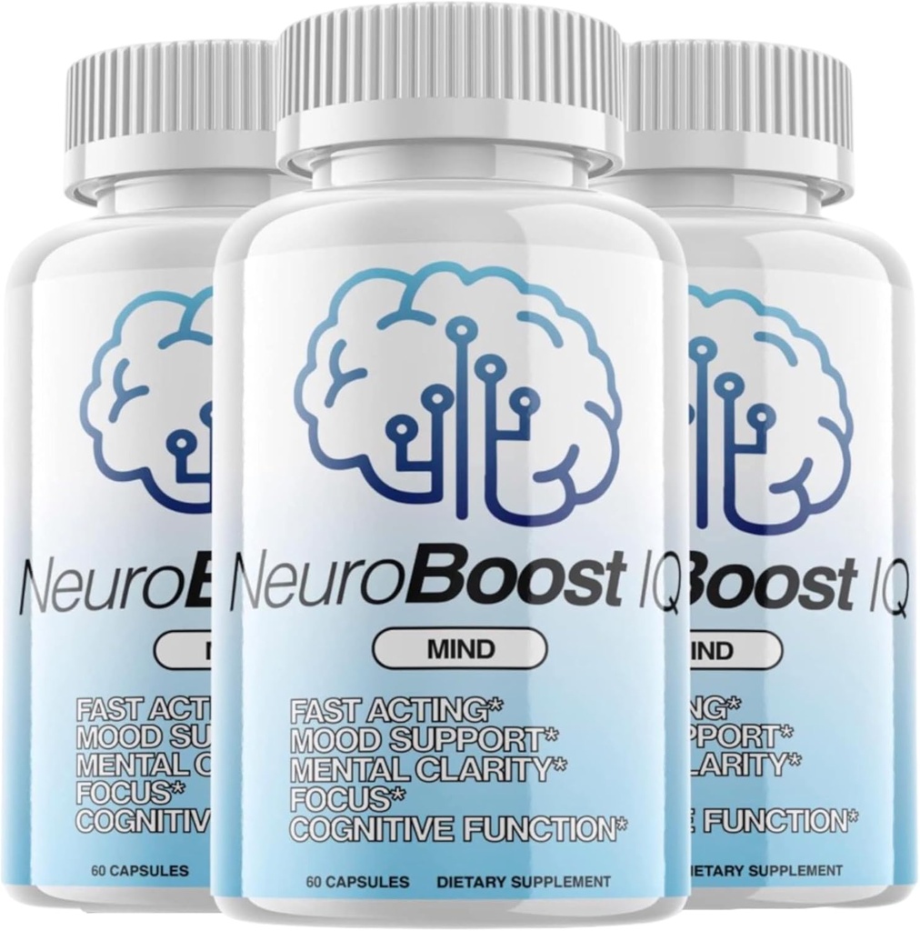 Neuro Boost IQ supplement Brain Pills, 180 kapsler