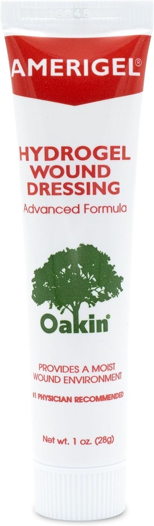 AMERIGEL Hydrogel Wund Dressing (1 oz.) - Giver Fugt-Rich Healing miljø for tørre sår