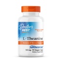 Doctor 's Best L- Theanine Indeholder suntheanin, hjælper med at reducere stress og søvn, ikke-GMO, Gluten Free, Vegan, 150 mg (DRB- 00197), 90 Greve