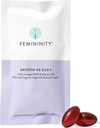 Femininitet Glat som Silk + 30- Day Refill for Vaginal Tørhed (60 Softels) - Blend of Sea Buckthorn Oil, Vitamin D3 og Plant- Based Omega-3 DHA