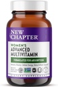 Nyt kapitel Kvindernes Multivitamin Advanced Formel for Stress, Knogler, Immun, Skønhed & Energistøtte, Højere niveauer af Whole- Food Gæret Essential Nutrients for Women + Iron + Vitamin D3, 72 Tæl