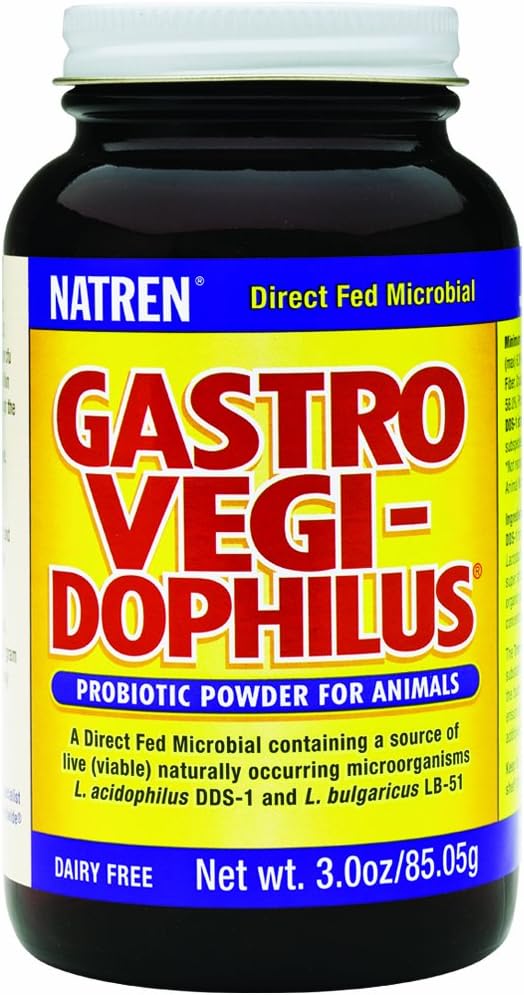 Natren Gastro Vegi- Dophilus Intestinal Sundhed og fordøjelse Dairy- fri Probiotisk pulver til dyr, 3.0oz