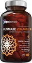 OmniBiotics Ultimate Vitamin C Supplement 2000mg - med zink, Elderberry Extract, og D3 - High Potence immunforsvar & Collagen Booster - 120 Vegan tabletter