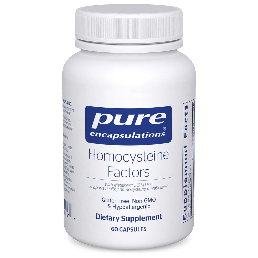 Pure indkapslinger Homocystein Faktorer; supplement til støtte Normale homocystein Niveauer og cardiovaskulær sundhed *