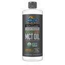 Livets have Dr. Formuleret Hjerne Sundhed 100% Organic Coconut MCT Oil 32 fl oz Unflavored, 13g MCTs, Body & Brain Fuel, Certified Non- GMO Vegan & Gluten Free, Hexane- Free