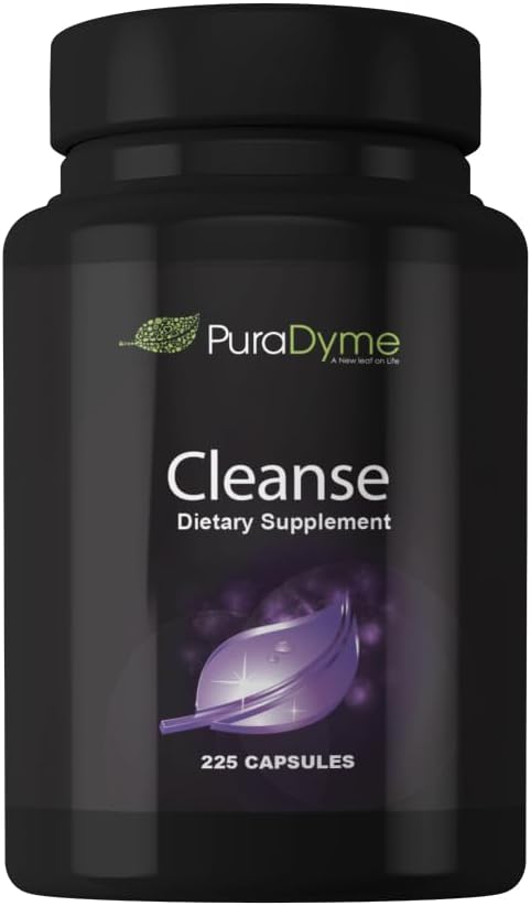 Puradyme Herbal Colon Cleanse og Detox Kosttilskud - 225 kapsler. Af Lou Corona