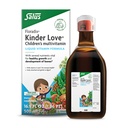 Floradix Kinder Love Children 's Multivitamin - Urtetilskud - Flydende Multivitamin til børn - Vitamin A, C, D & E, Calcium & Mere - Vegetarisk, Non- GMO, Gluten- Free - 16,9 fl oz