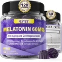 Antioxidant & Brain Support Melatonin 60mg 30mg for 50 + voksne