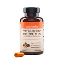 NatureWise gurkemeje 500 mg med Black Pepper Softels - Extra Strength, Enhanced Absorption - 95% Curcuminoids & BioPerine til immunforsvar - Gluten- Free, Non- GMO - 30 Greve [1 - Måned Supply]