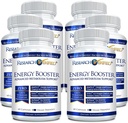 Forskning Verified Energy Booster - Natural Energy Support - 360 Kapsler - Koffein Free - B Vitaminer og Adaptogens - 6 Måned Supply