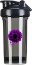Pankreatisk kræft Bevidsthed 18 Ounce Shaker Flaske Drikke Mixer Leakout Pre Workout Protein Shakes Meal Erstatning Shakes Flasker 500ML / 18 Oz Black & -1 & -1-1