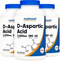 Nutricost D- aspartac kapsler (180 Caps) (3 flasker)