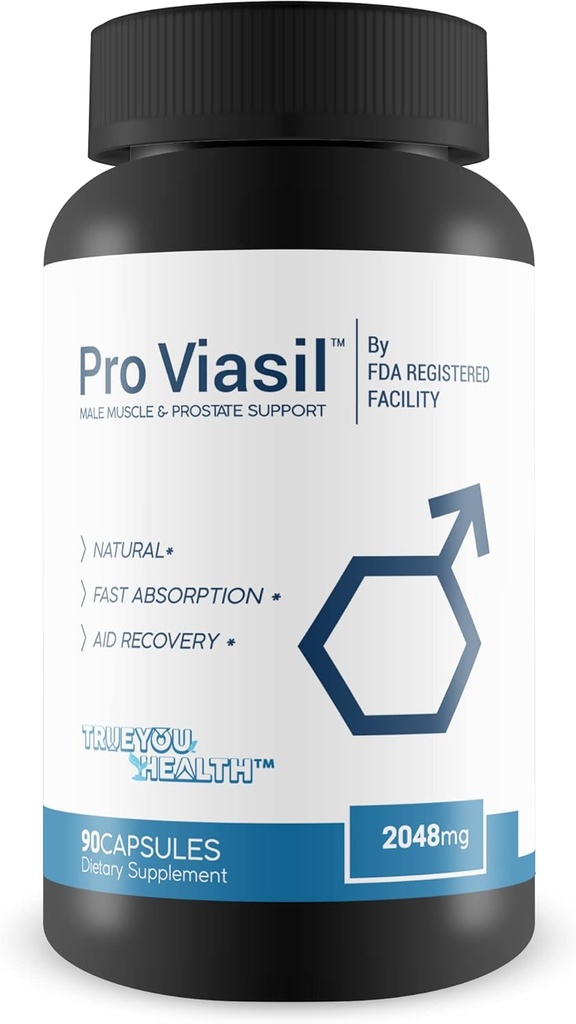 Pro Viasil Prostate Support - Fremme sundhed med naturlige antioxidant & gurkemeje Formel - Pro Viasil piller til mænd med zink - Fremme sund prostata funktion med D-vitamin & grøn te