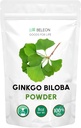 Ginkgo Biloba Powder 8 oz - Pure Natural Supplement, Brain Support, Mental Alertness, Filler Free
