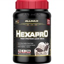 ALLMAX HEXAPRO, Cookies & Cream - 2 LB - 25 gram protein per servering - 8-timers Vedvarende udgivelse - Zero Sugar - 21 Servere