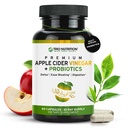 TRIO NETRITION Apple Cider Vineddike kapsler med Multi- Strain Probiotika - Natural Sugar Free ACV kapsler med moderen til Gut Sundhed, Immunitet, Kropslæde og sund pH - Metabolisme Booster *