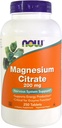 Now Foods Magnesium Citrate 200 mg, 250 tabletter (pakke med 2)