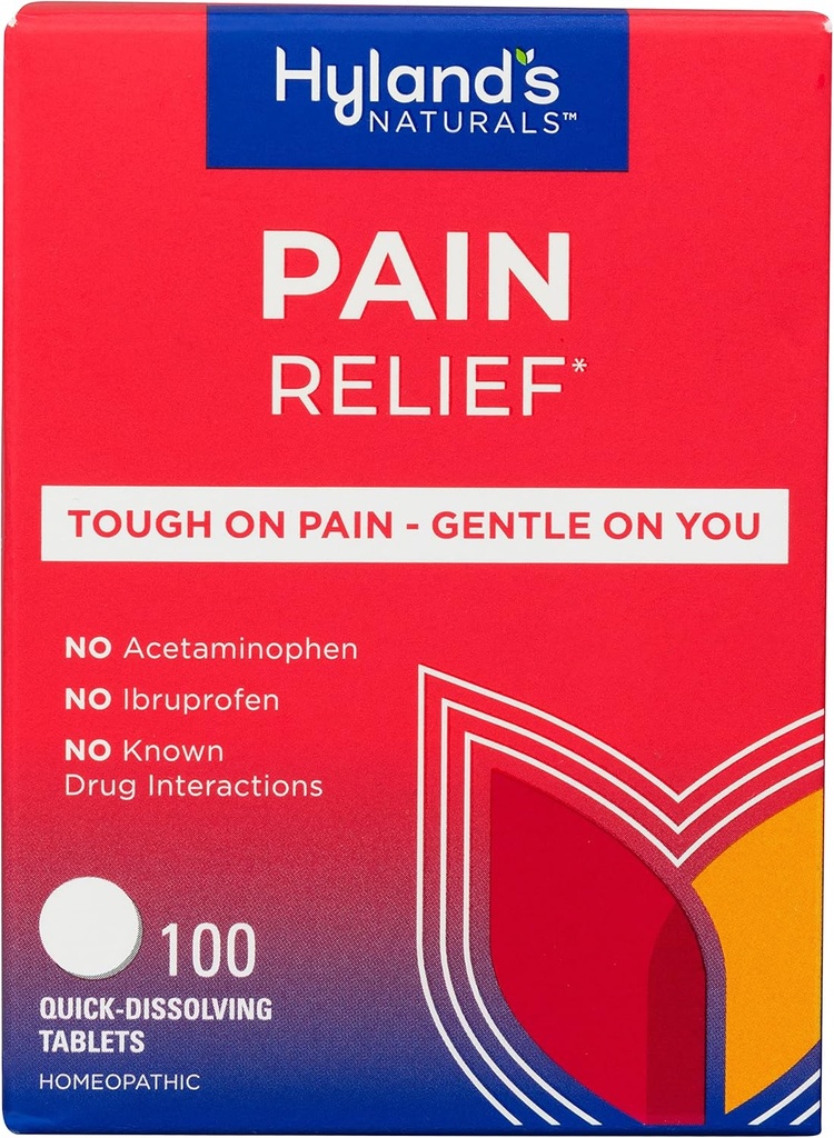 Hyland 's Natural Pain Relief for Hals Tilbage Skulder Muskel og fælles tabletter, 100 Greve