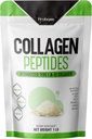 Probase Nutrition Collagen Peptider Powder (type I, III) for hud hårnegl Joint, Hydrolyzed for Better Collagen Absorption, Non- GMO Verified, Keto Friendly and Gluten Free, White, 16 Oz