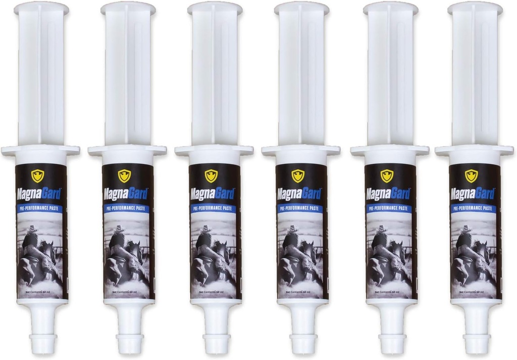 Pre- Performance Calming Paste til heste - Al naturlig gastrisk støtte fra Eagle Equine (6 Pack)