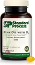Standard Process Hør Olie med B6 - Supplement til Hormone & Nerve Tissue Support - Understøtter hjerne, hjerte og hud hud - Gluten- Gratis, Non- Dairy & Non- Soy - 120 Softgels (120 Servere)