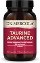 Dr. Mercola Taurine Advanced, 500 mg Taurine Per Servering, Kosttilskud, Understøtter muskelfunktion, Non- GMO - 30 Servering (60 kapsler)
