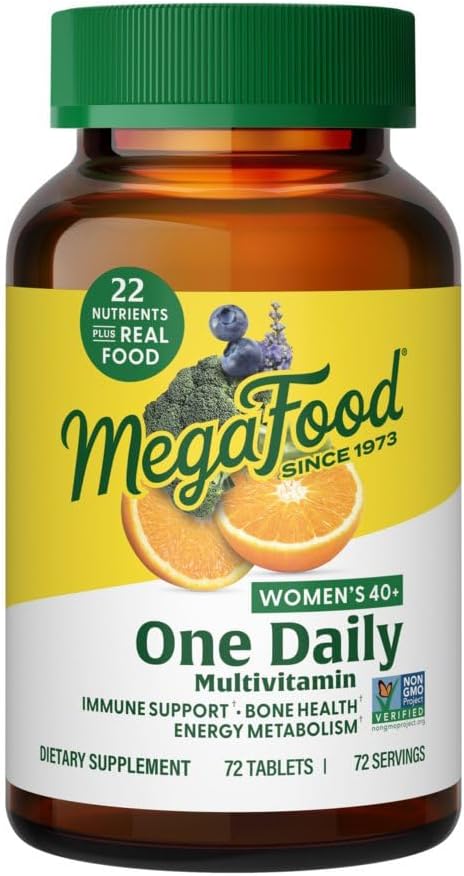 MEGAFOOD Women 's 40 + One Daily Multivitamin Tablets, 72 CT