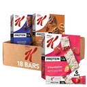 Special K Bar Protein Meal Bars, Meal udskiftning, Bulk Protein Snacks, Variety Pack (3 bokse, 18 greve)