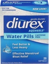 Diurex Aquagels - Koffein Free Diuretic - Øjeblikkelig frigivelse - Relieve Water Bloat - 20 Greve