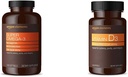 Elementer Super Omega-3 med Natural Lemon Flavor (120 Greve) og D3- vitamin (180 Softgel)