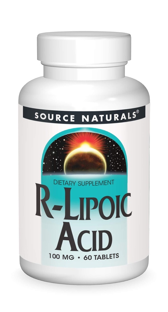 Source Naturals R- Lipoic Acid, 100mg - 60 tabletter