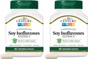 21. århundrede Soja Isoflavones Veg Kapsler, 60Count (pakke med 2)