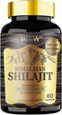 WXW Himalayan Shilajit Gummies, 60 Greve, Blåbær Flavor, Understøtter efter træning inddrivelse, immunsystem, fordøjelse, sind & hukommelse, sundt hjerte, kognitive evner (1 flaske, guld shilajit)